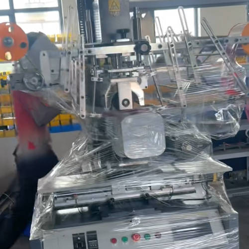 Two flower pot heat transfer machines have been debugged and are ready for shipment3