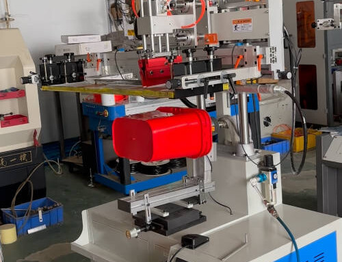 Flat surface double pattern screen printing machine